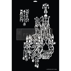 Redesign Decor Stencil - Empire Chandelier