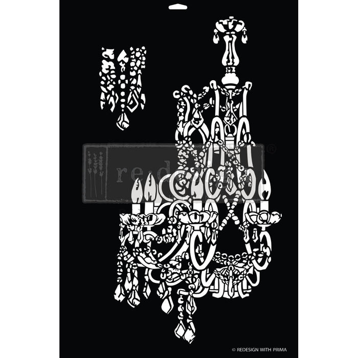 Redesign Decor Stencil - Empire Chandelier