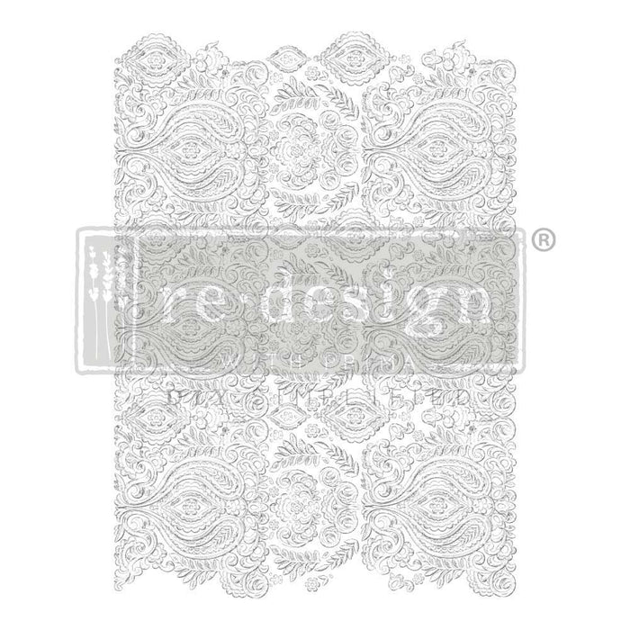 Redesign Decor Transfer - White Engraving