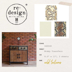 Redesign Decor Middy Transfer - Wild Textures