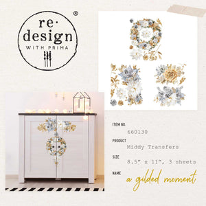 Redesign Decor Middy Transfer - A Gilded Moment