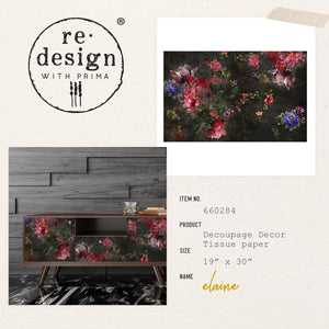 Redesign Decoupage Decor Tissue Paper - Elaine