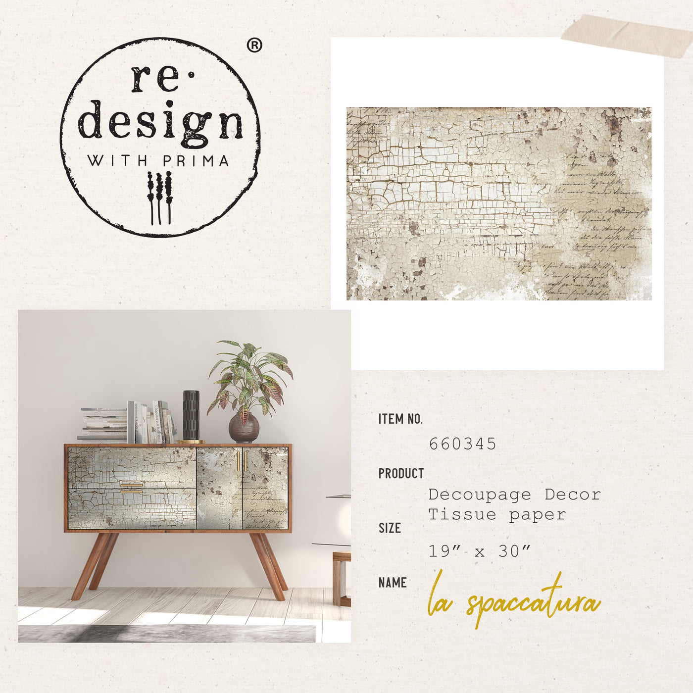 Papel Decoupage, Redesign with Prima