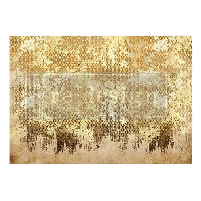 Redesign Decoupage Decor Fiber Tissue Paper A1 - Gilded Lace