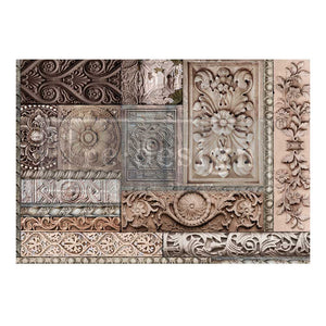 Redesign Decoupage Decor Fiber Tissue Paper A1 - Carved Stonework
