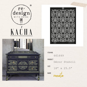 Redesign Decor Stencil -  Kacha - Renata