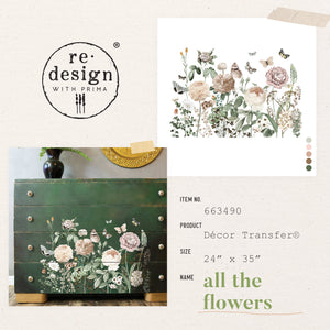 Redesign Decor Transfer - All The Flowers