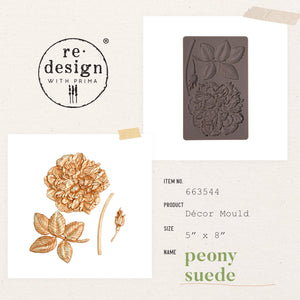 Redesign Decor Mould - Peony Suede