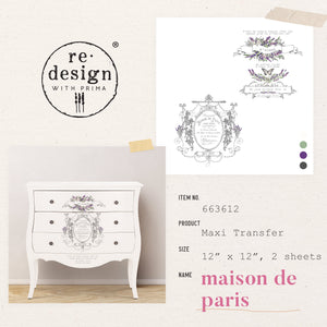 Redesign Decor Maxi Transfer - Maison De Paris