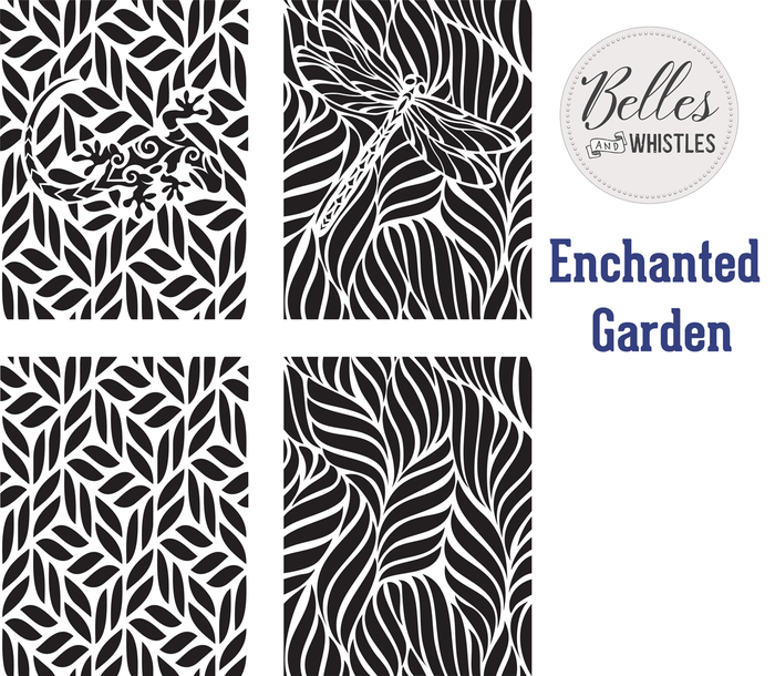 Enchanted Garden Stencil - Belles And Whistles