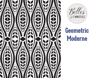 Geometric Moderne Stencil - Belles And Whistles