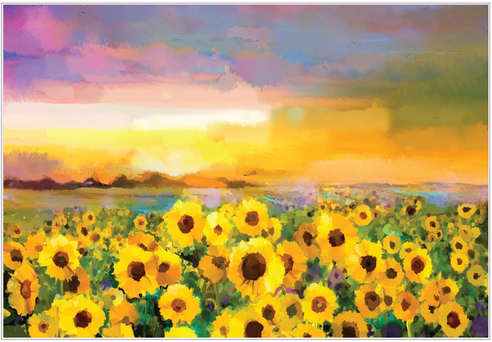 Sunflower Sunset Premium Rice Decoupage Paper A1 - Belles And Whistles