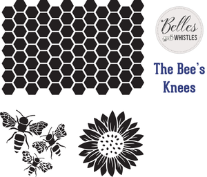 The Bee's Knees Stencil - Belles And Whistles