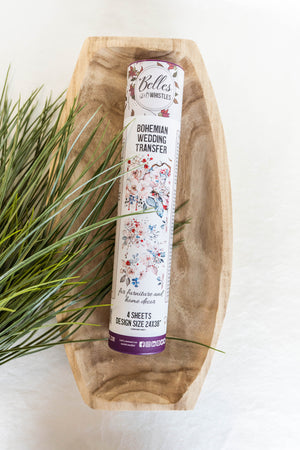 Bohemian Wedding Transfer - Belles And Whistles