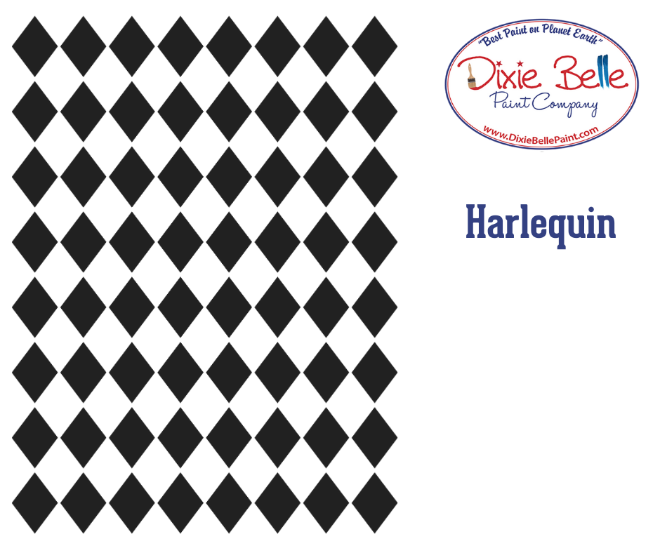 Harlequin Stencil - Belles And Whistles
