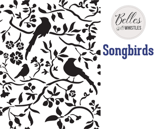 Songbirds Stencil - Belles And Whistles