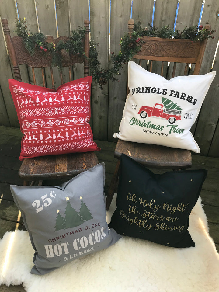 Set of Festive Accent Pillows – Nov 8, 2018