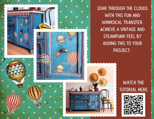 Hot Air Balloons & Clocks Inspo Box - Package - Dixie Belle Paint