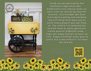 Sunflower Inspo Box - Package - Dixie Belle Paint
