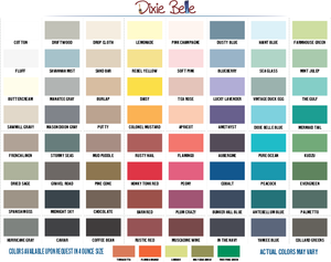 Printed Colour Cards - Package of 100 - Dixie Belle Paint - Silk All-In-One Mineral Paint - Terra Clay Paint
