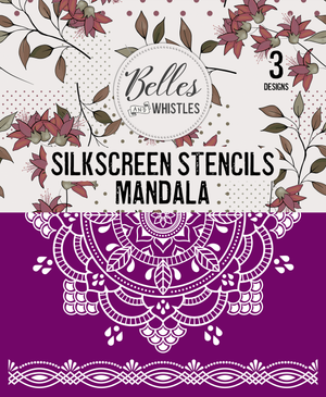 Mandala Silkscreen Stencil Package - Belles And Whistles