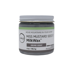 MilkWax - Grime Gray - Miss Mustard Seed's MilkPaint