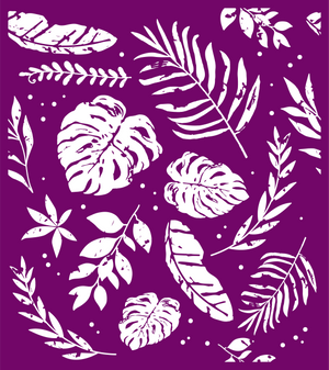 Botanical Silkscreen Stencil Package - Belles And Whistles