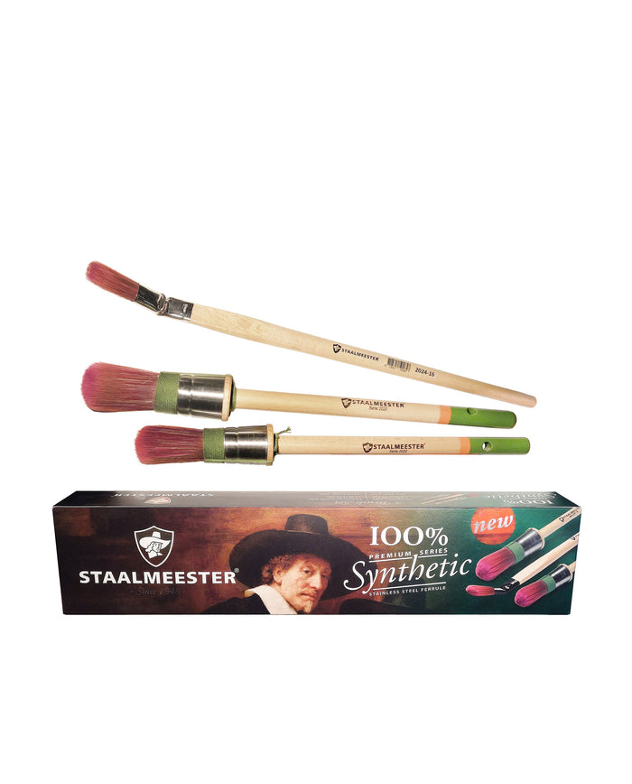 Gift Box - Pro HYBRID Synthetic Brush - Staalmeester