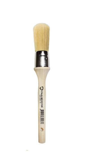 Round - Natural 3600 Brush (Wax) - Staalmeester