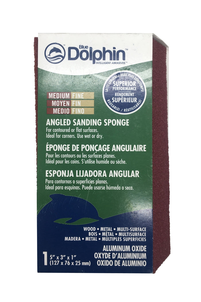 Angled Sanding Sponge - Medium Fine